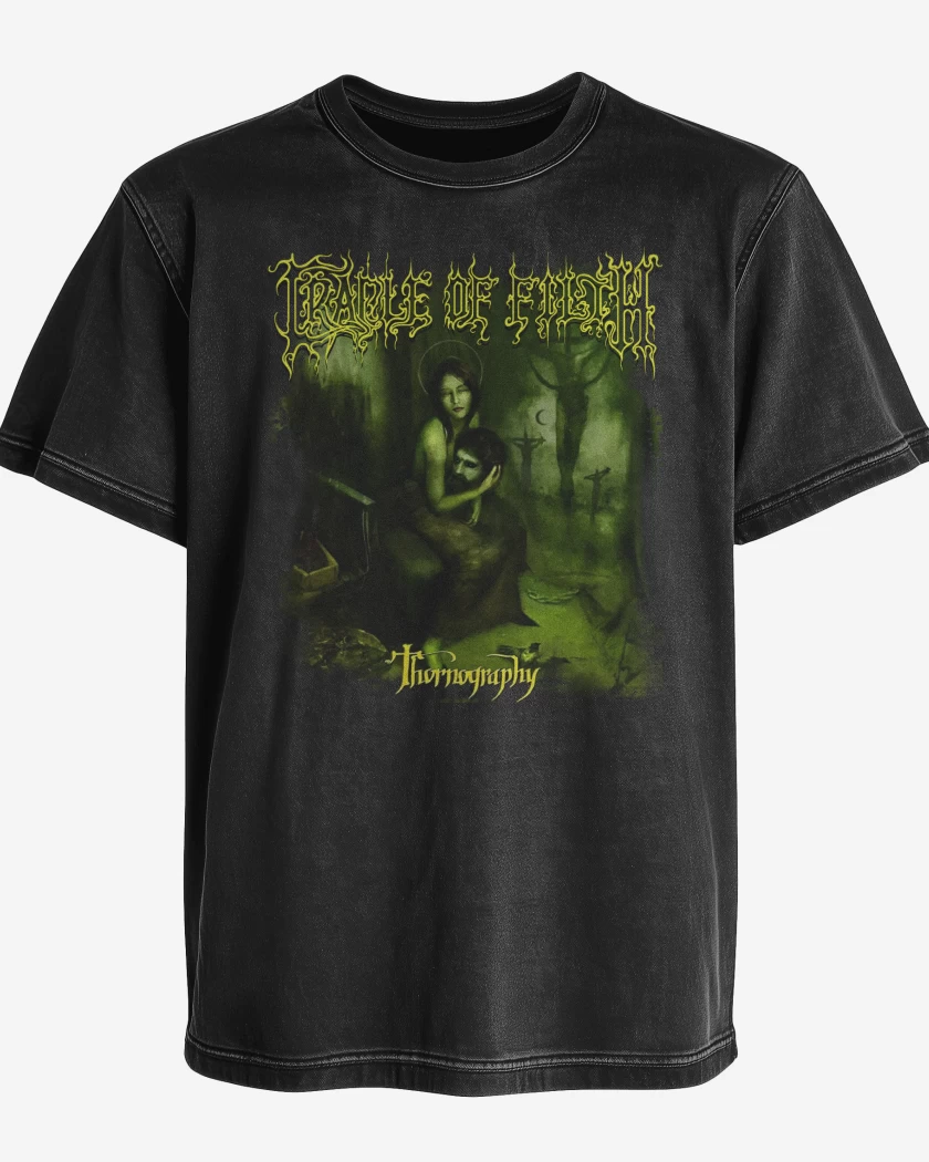 Polera desgastada Cradle of Filth Thornography