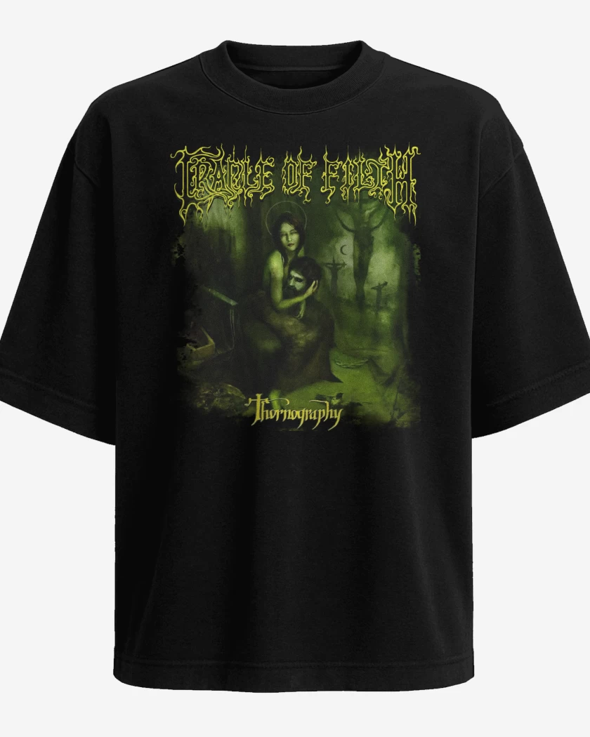 Polera Oversize Cradle of Filth Thornography