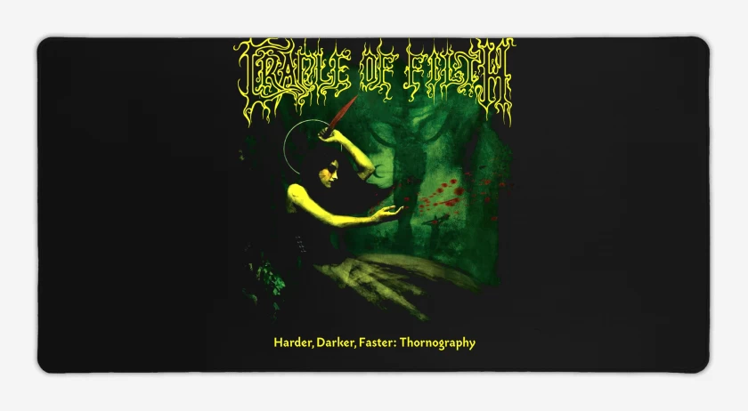 Mouse pad Gamer Cradle of Filth Harder Darker Faster