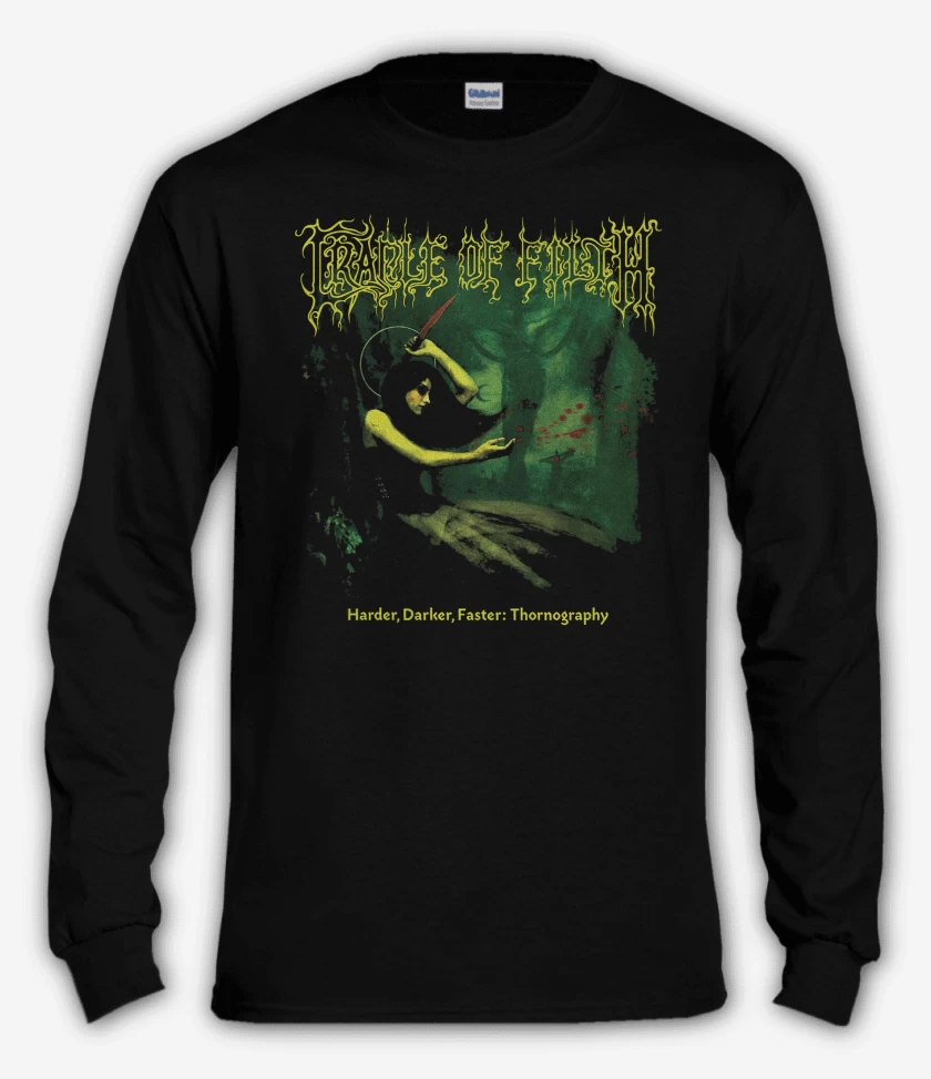 Polera manga larga Cradle of Filth Harder Darker Faster