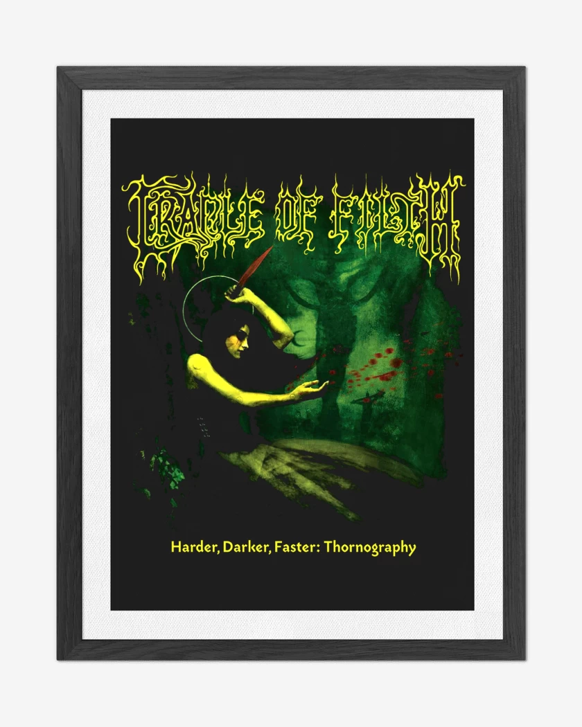 Cuadro decorativo Cradle of Filth Harder Darker Faster