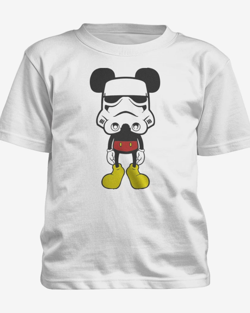 Polera de niño Blanco de Mickey trooper