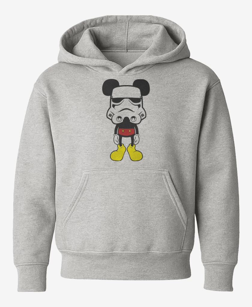 Poleron de niño Gris Melange de Mickey trooper