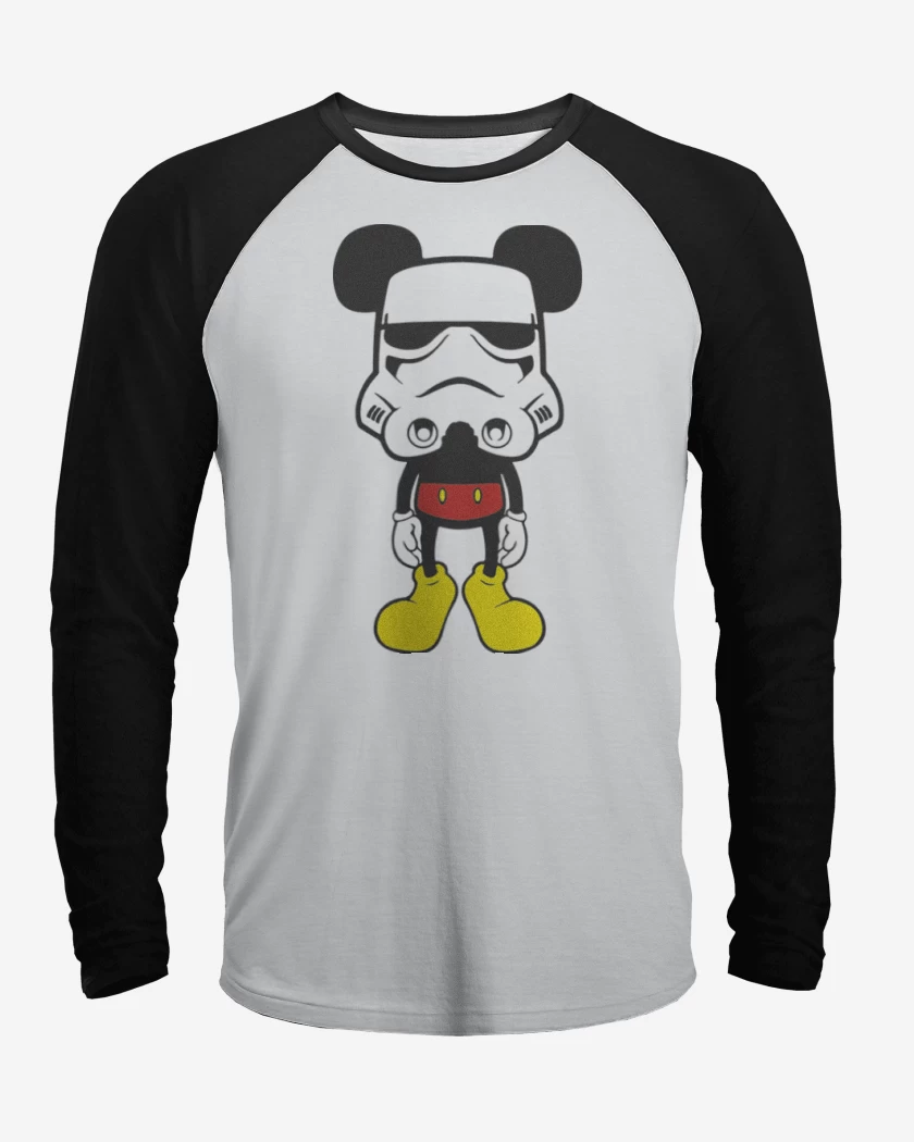 Polera Raglan Mickey trooper