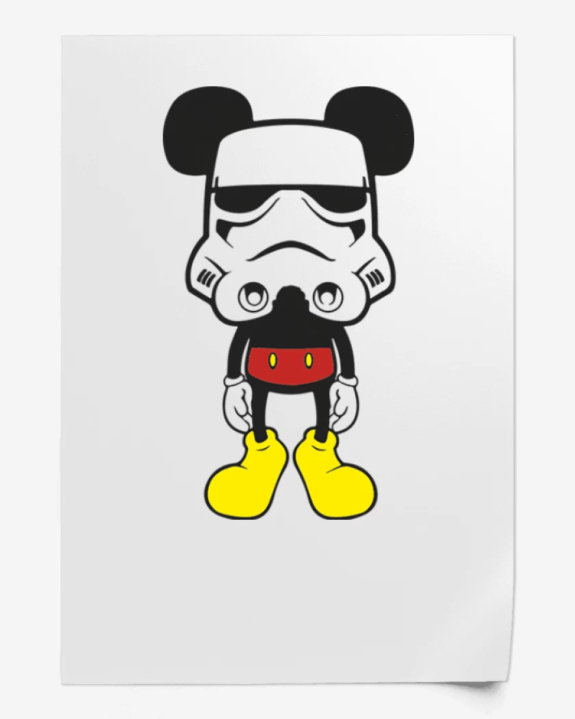 Print Mickey trooper