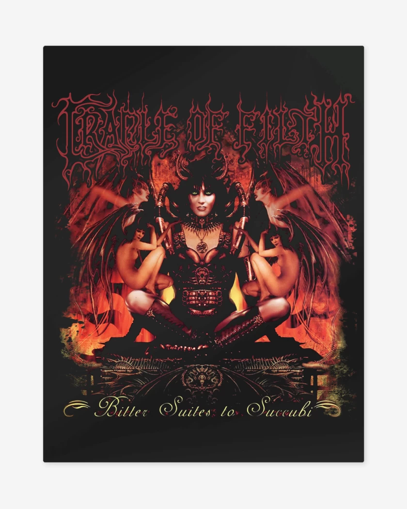 Print metalico Negro de Cradle of Filth Bitter Suites 