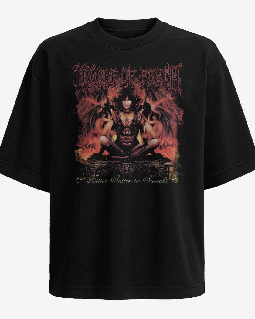 Polera Oversize Cradle of Filth Bitter Suites 