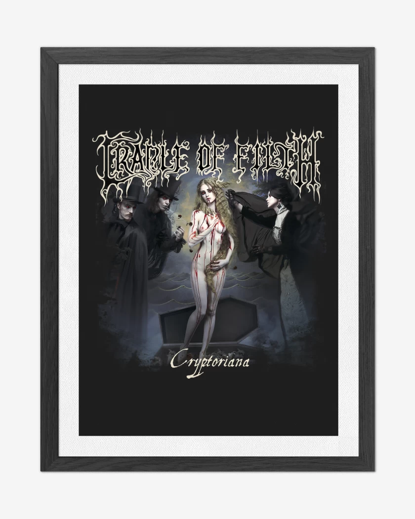 Cuadro decorativo Negro de Cradle of Filth Cryptoriana