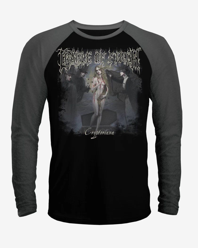 Polera Raglan Cradle of Filth Cryptoriana