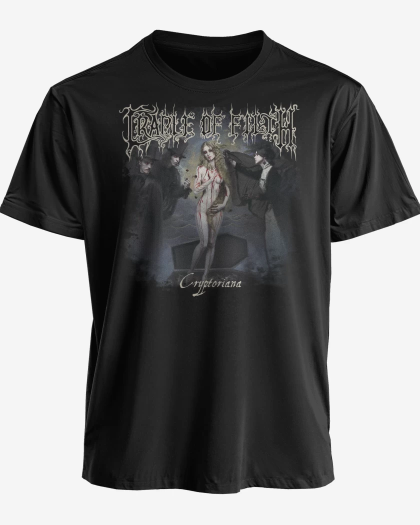Polera premium Negro de Cradle of Filth Cryptoriana