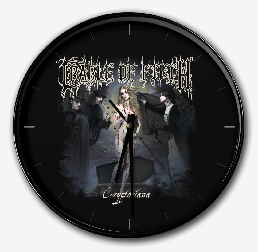Reloj Negro de Cradle of Filth Cryptoriana