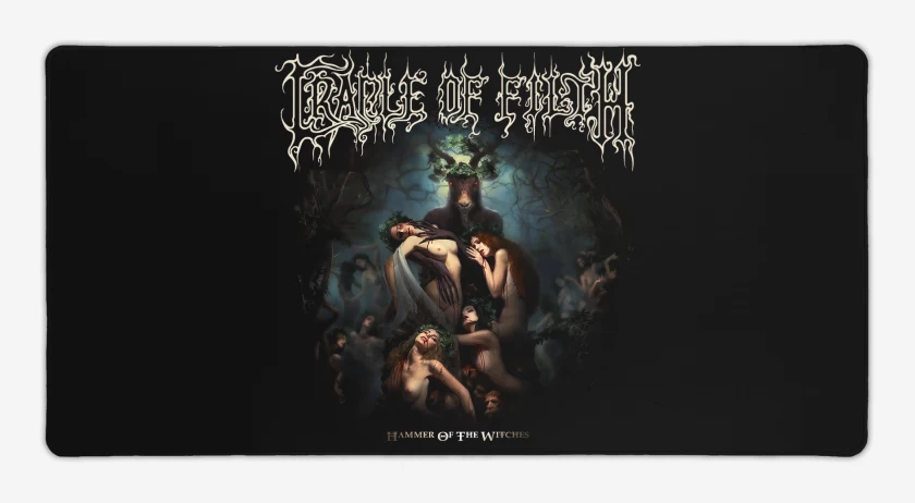 Mouse pad Gamer Cradle of Filth Hammer of the Witches