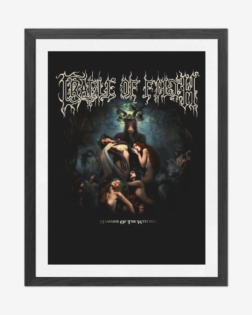 Cuadro decorativo Negro de Cradle of Filth Hammer of the Witches