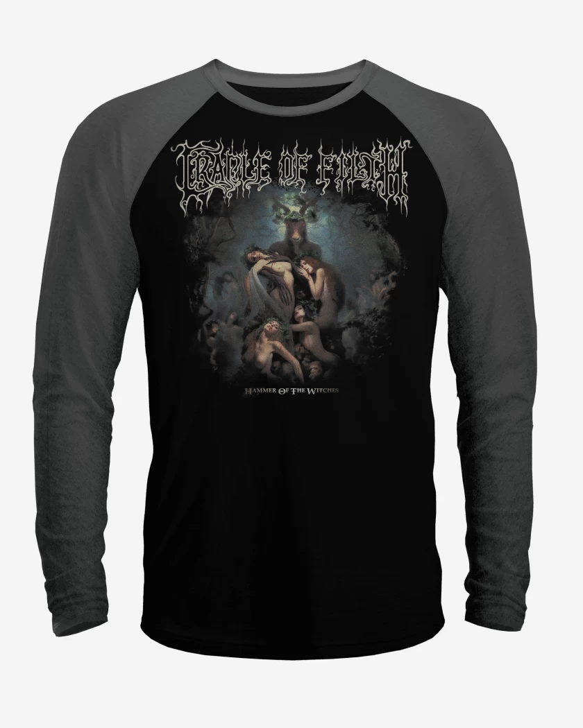 Polera Raglan Cradle of Filth Hammer of the Witches