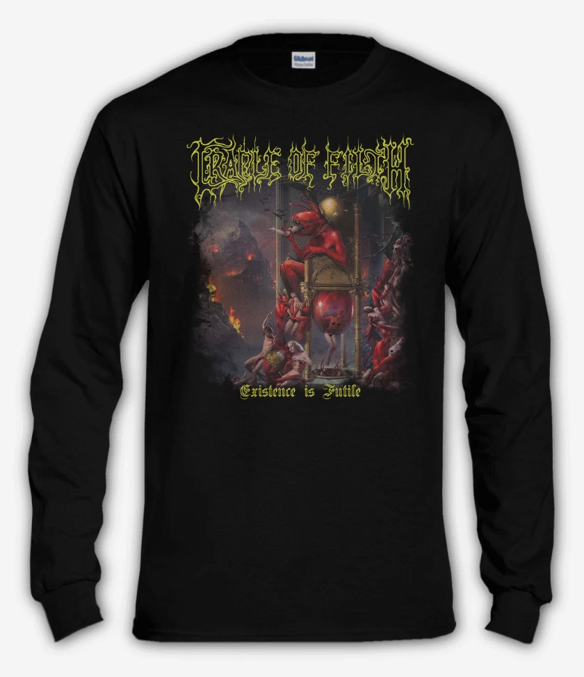 Polera manga larga Cradle of Filth Existence is Futile