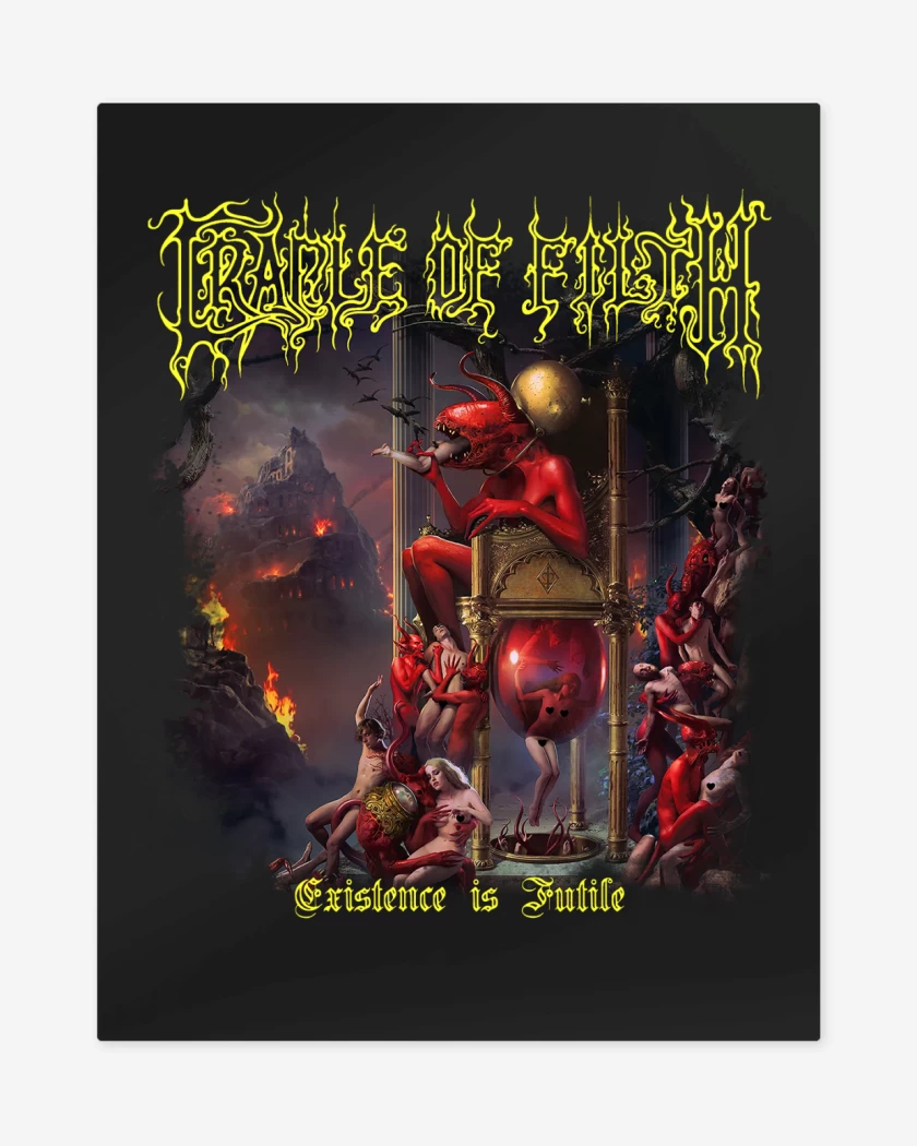 Print metalico Cradle of Filth Existence is Futile