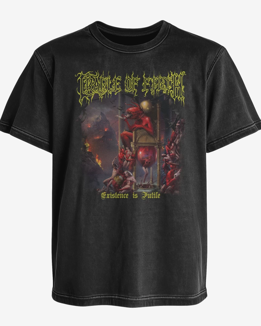 Polera desgastada Cradle of Filth Existence is Futile