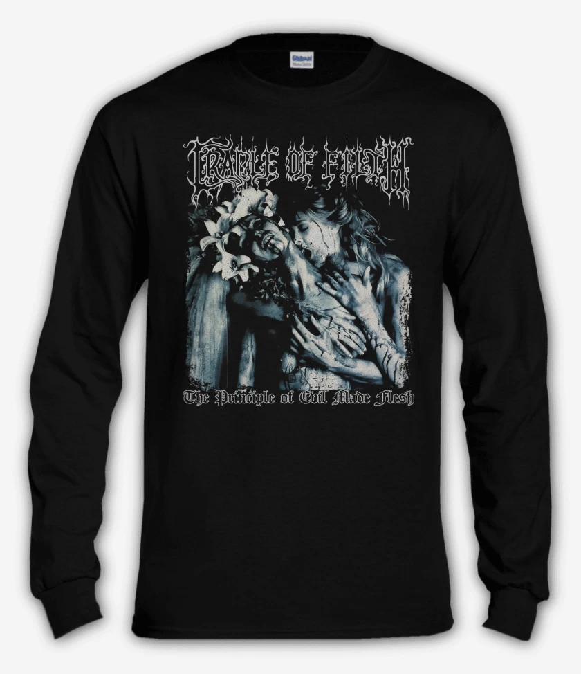 Polera manga larga Negro de Cradle of Filth The Principle at Evil