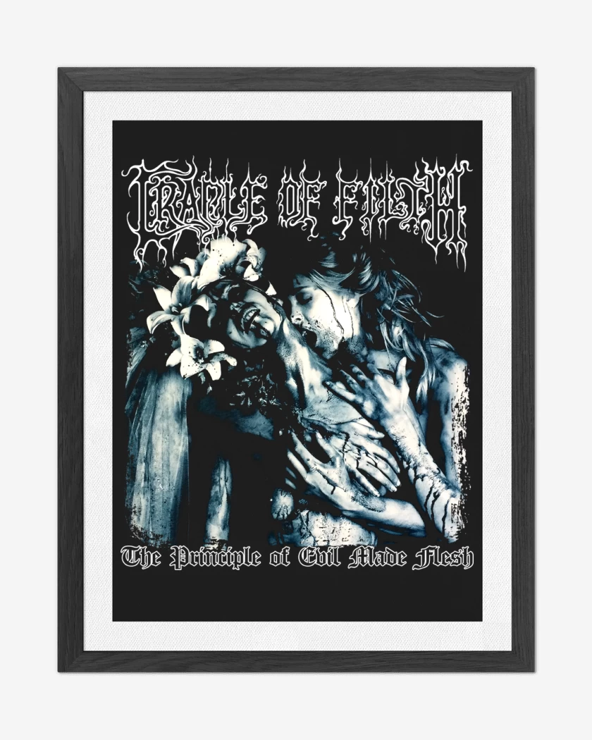 Cuadro decorativo Negro de Cradle of Filth The Principle at Evil