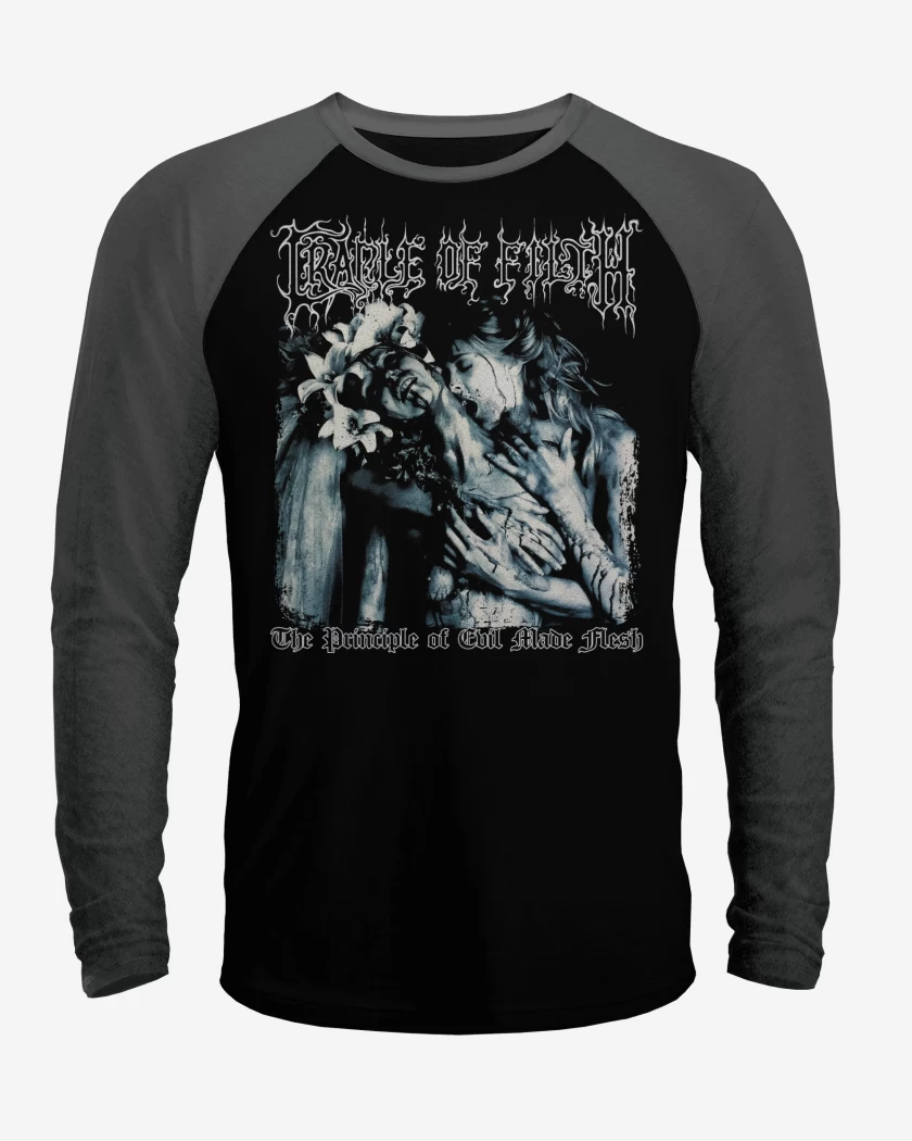 Polera Raglan Cradle of Filth The Principle at Evil