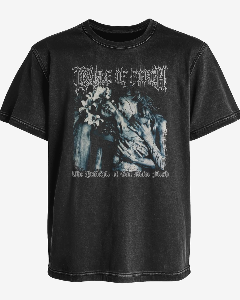 Polera desgastada Cradle of Filth The Principle at Evil