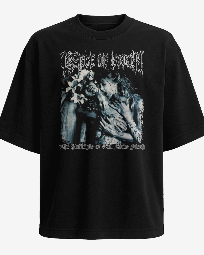 Polera Oversize Cradle of Filth The Principle at Evil