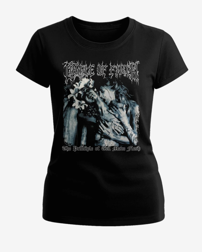 Polera de Mujer Cradle of Filth The Principle at Evil