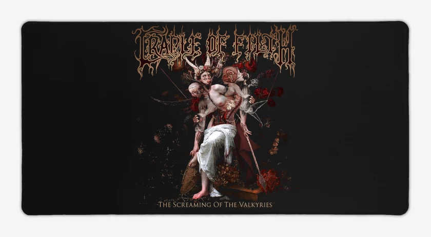 Mouse pad Gamer Cradle of Filth The Screamig of the Valkyries