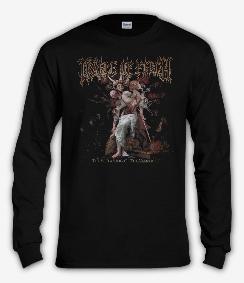 Polera manga larga Cradle of Filth The Screamig of the Valkyries