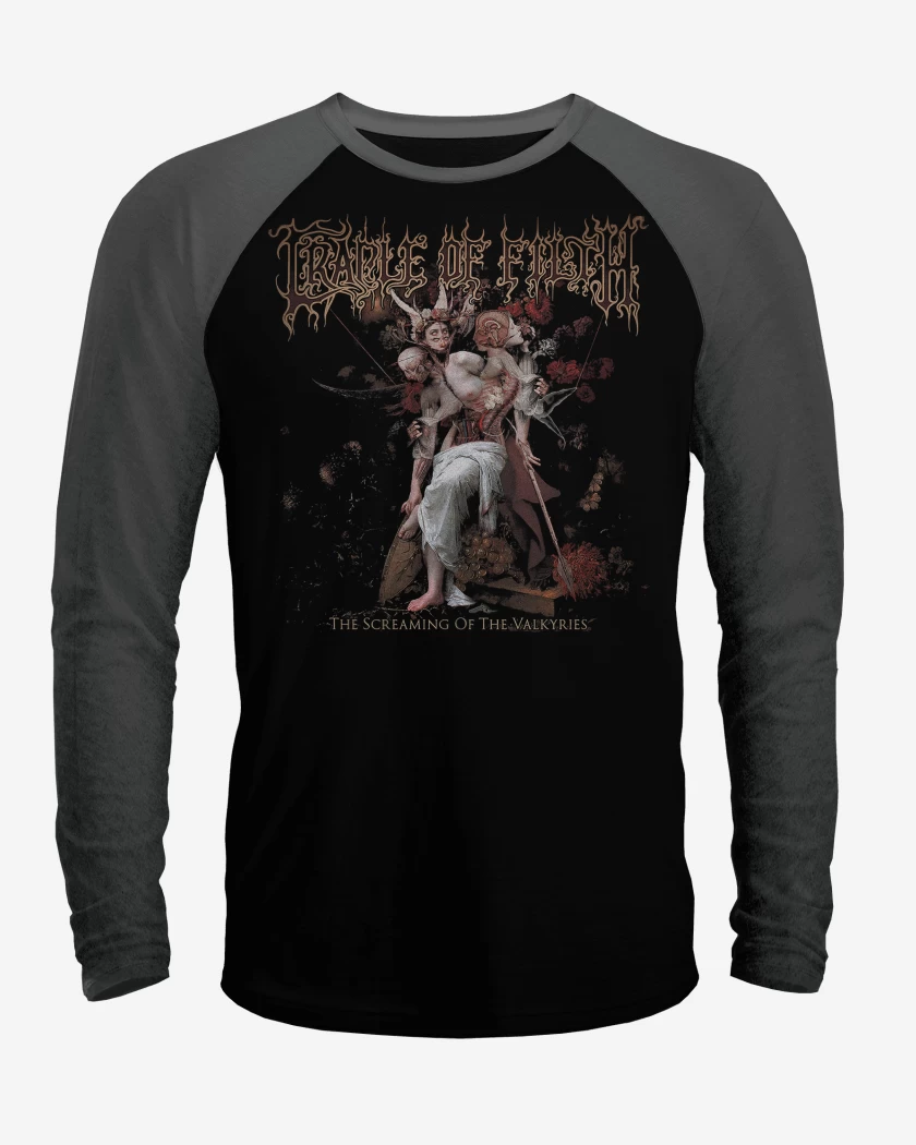 Polera Raglan Cradle of Filth The Screamig of the Valkyries
