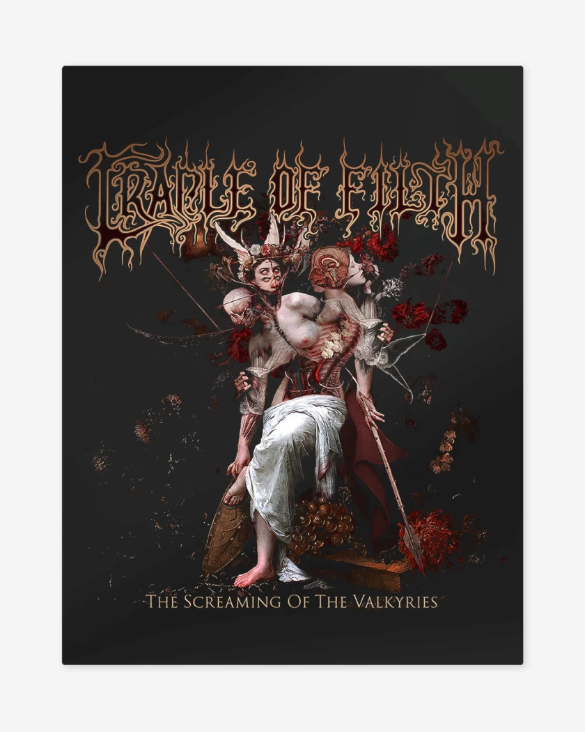 Print metalico Cradle of Filth The Screamig of the Valkyries