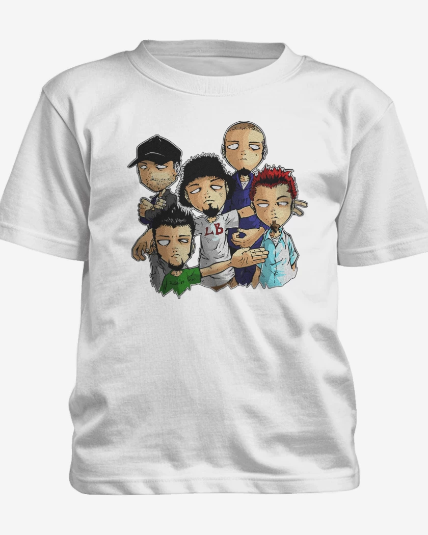Polera de niño Blanco de Limp Bizkit Cartoon