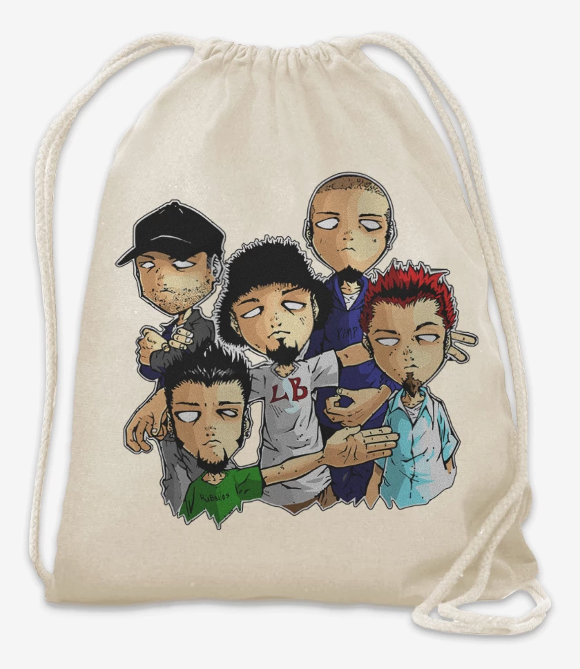 Mochila Blanco de Limp Bizkit Cartoon