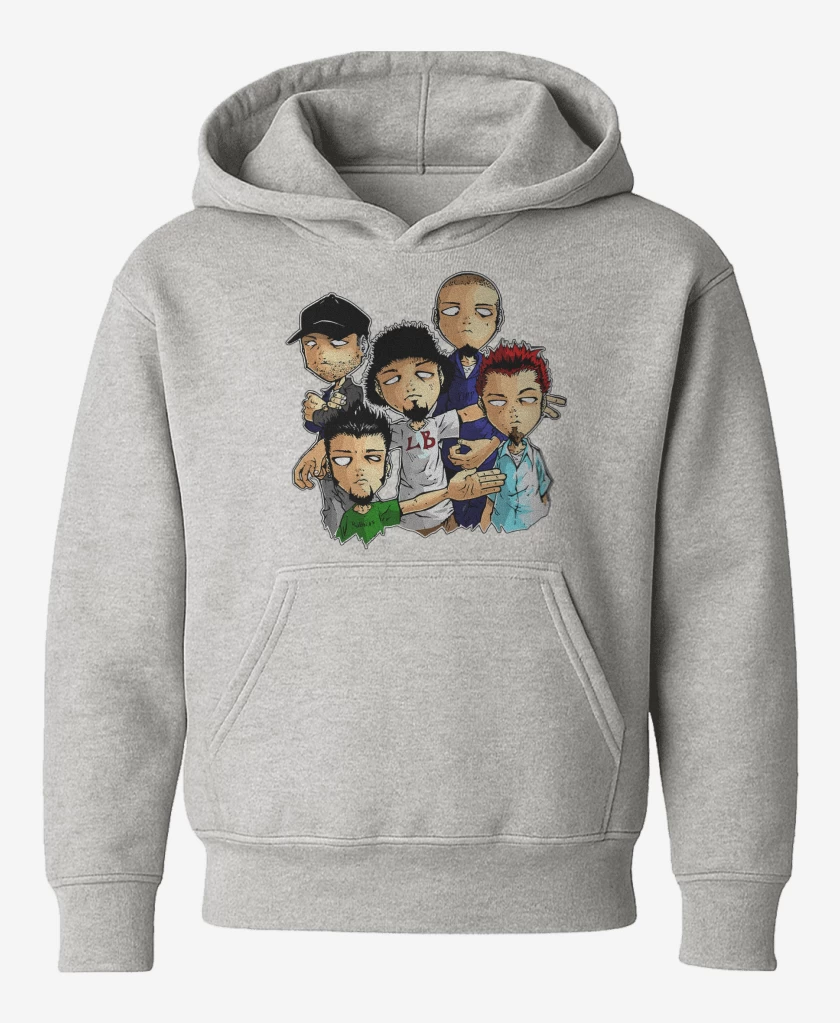 Poleron de niño Gris Melange de Limp Bizkit Cartoon