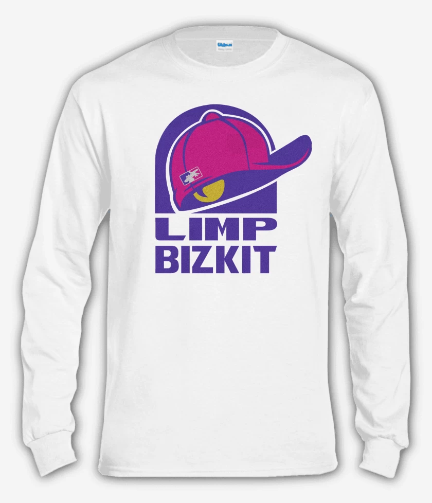 Polera manga larga Blanco de Limp Bizkit Taco