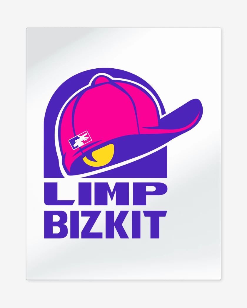 Print metalico Blanco de Limp Bizkit Taco