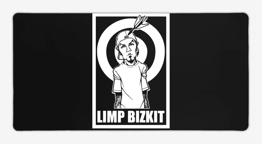 Mouse pad Gamer Negro de Limp Bizkit Fred Durst