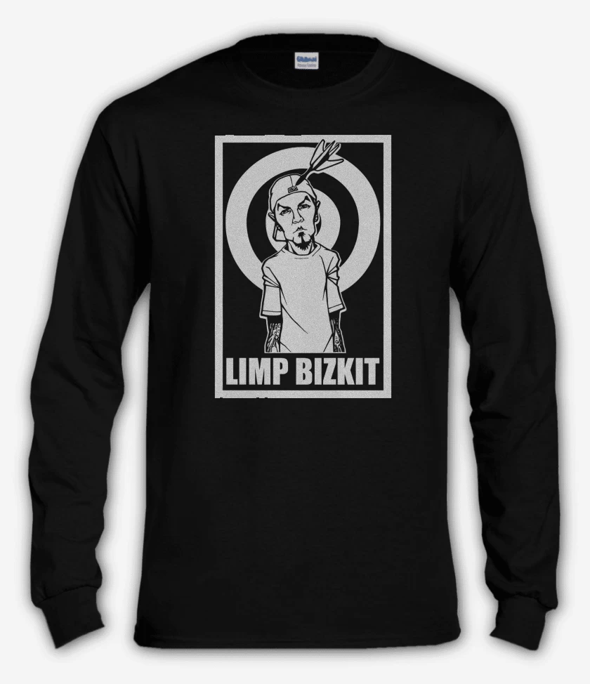 Polera manga larga Negro de Limp Bizkit Fred Durst