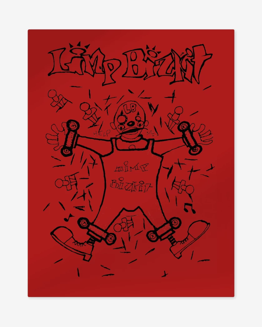 Print metalico Rojo de Limp Bizkit Help Me