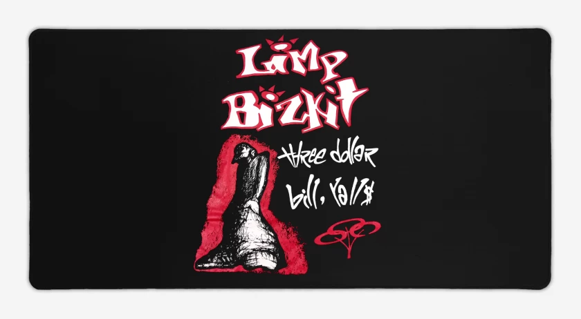 Mouse pad Gamer Negro de Limp Bizkit Three Dollar 