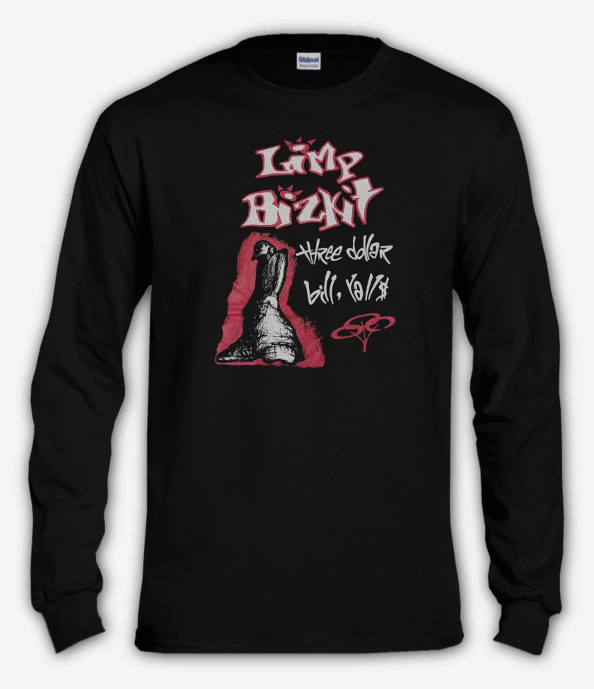 Polera manga larga Negro de Limp Bizkit Three Dollar 
