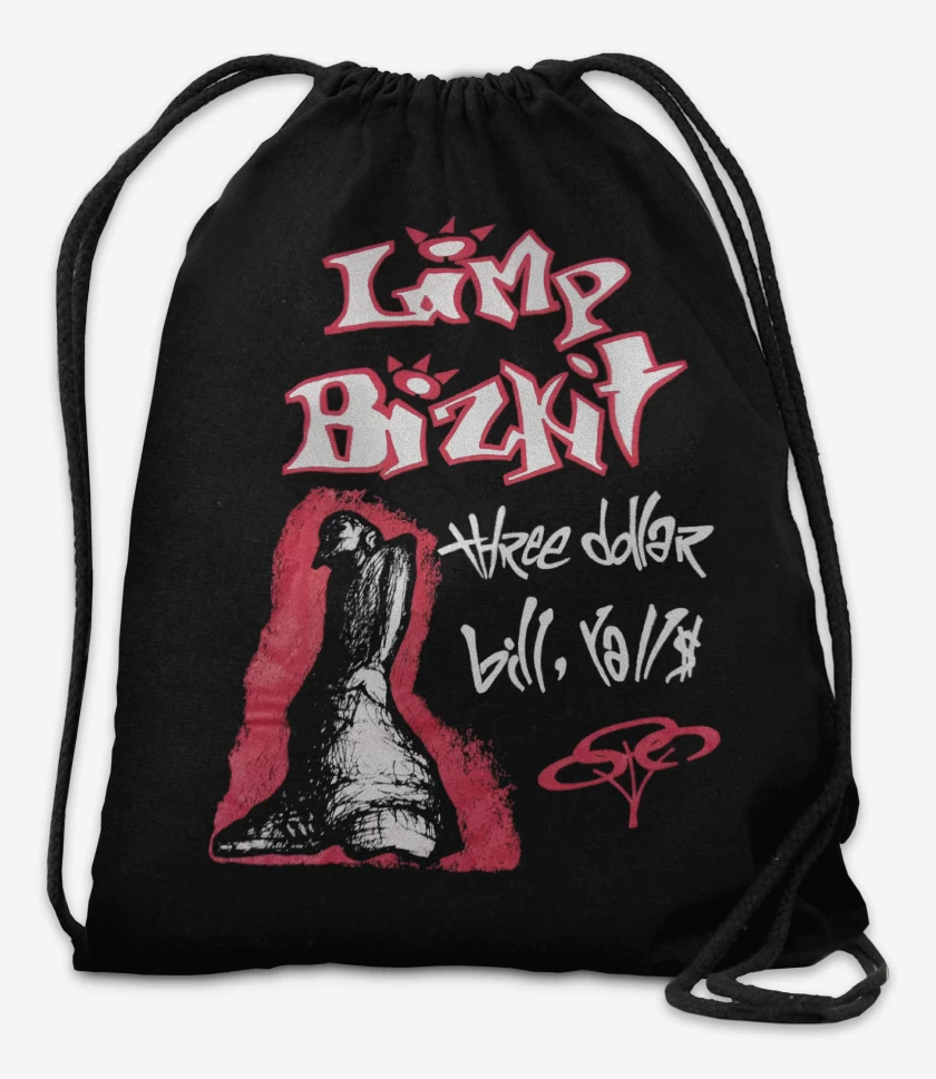 Mochila Negro de Limp Bizkit Three Dollar 