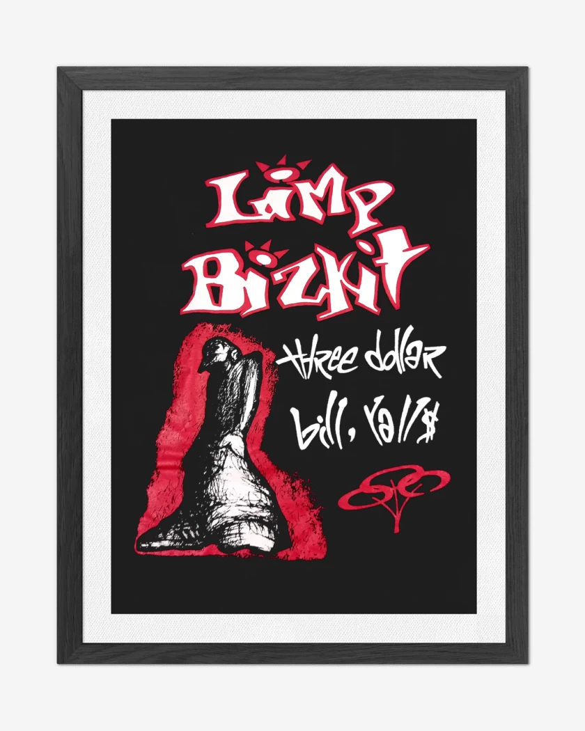 Cuadro decorativo Negro de Limp Bizkit Three Dollar 