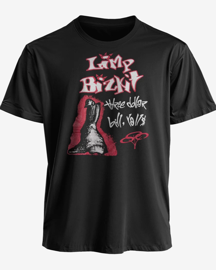 Polera premium Negro de Limp Bizkit Three Dollar 