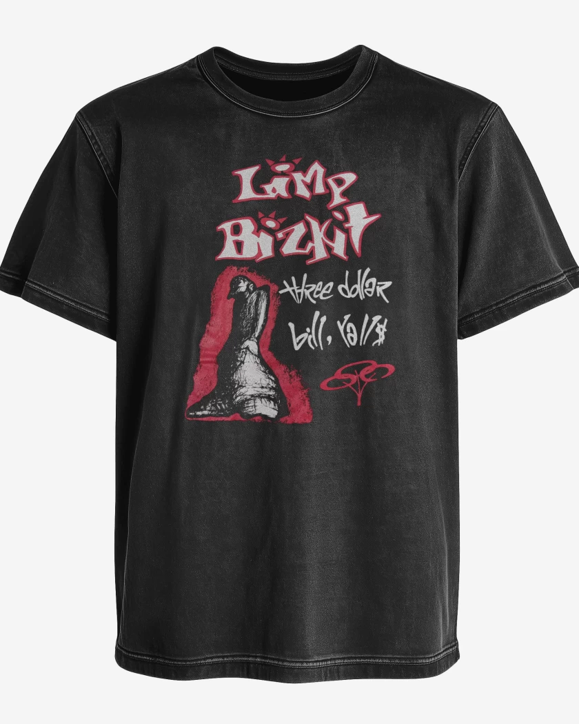 Polera desgastada Limp Bizkit Three Dollar 