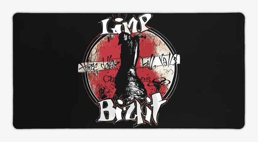 Mouse pad Gamer Negro de Limp Bizkit Three Dollar Bill