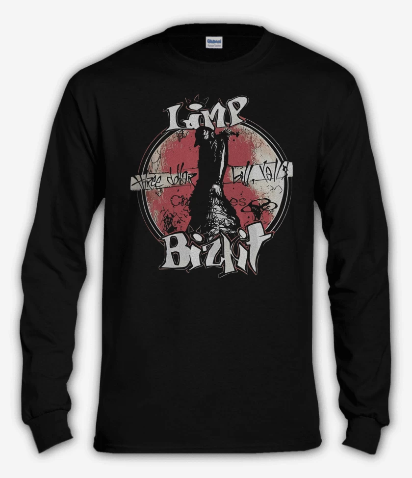 Polera manga larga Negro de Limp Bizkit Three Dollar Bill