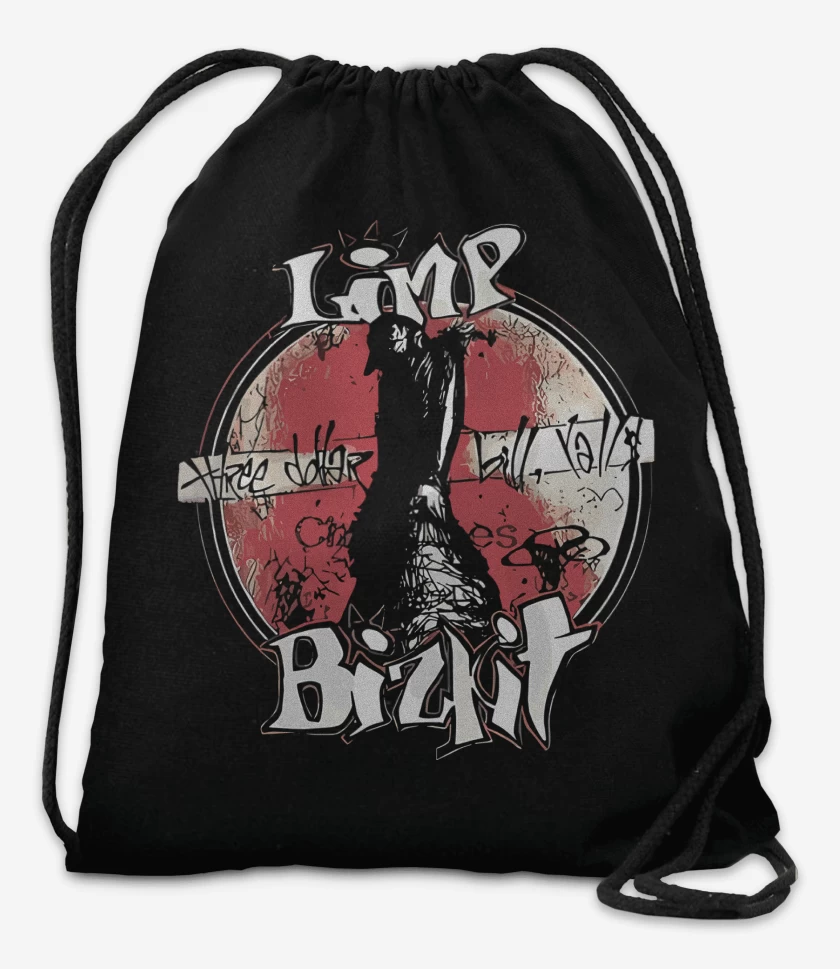 Mochila Negro de Limp Bizkit Three Dollar Bill