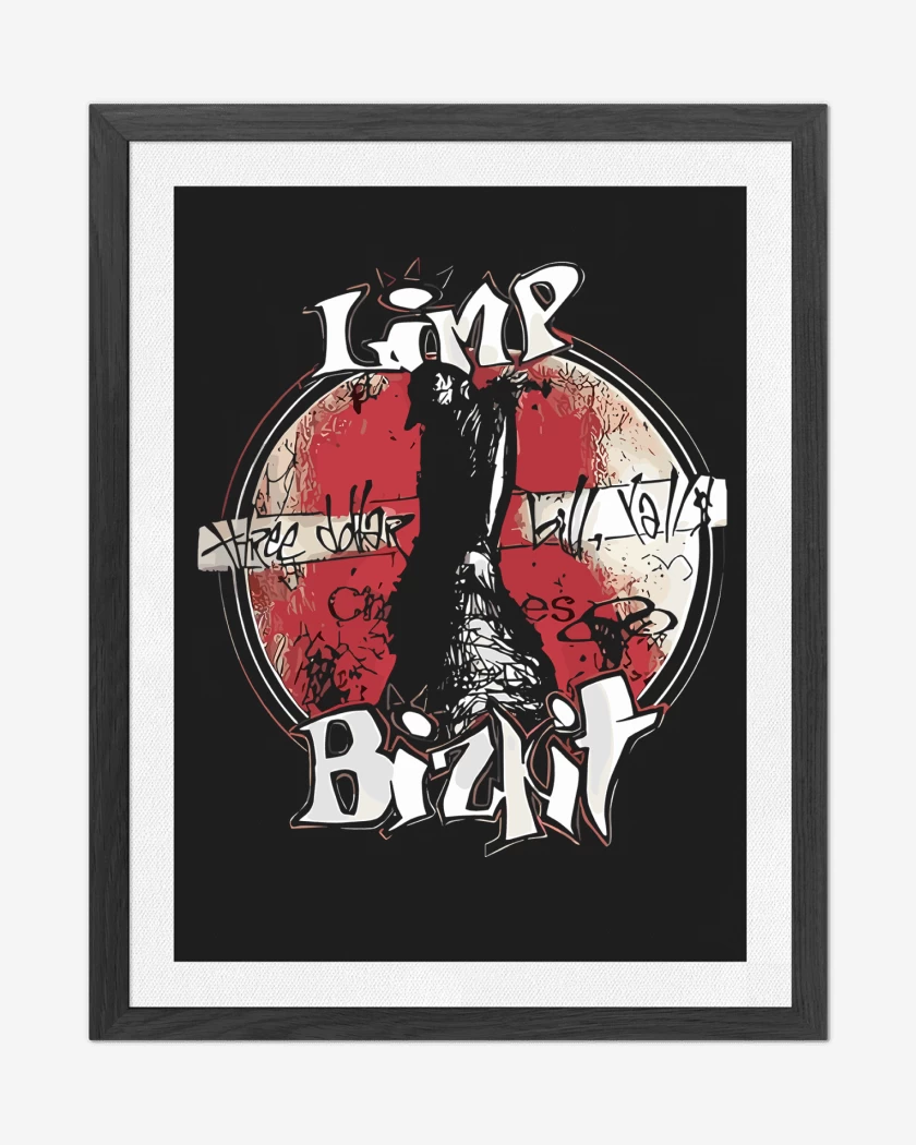 Cuadro decorativo Negro de Limp Bizkit Three Dollar Bill