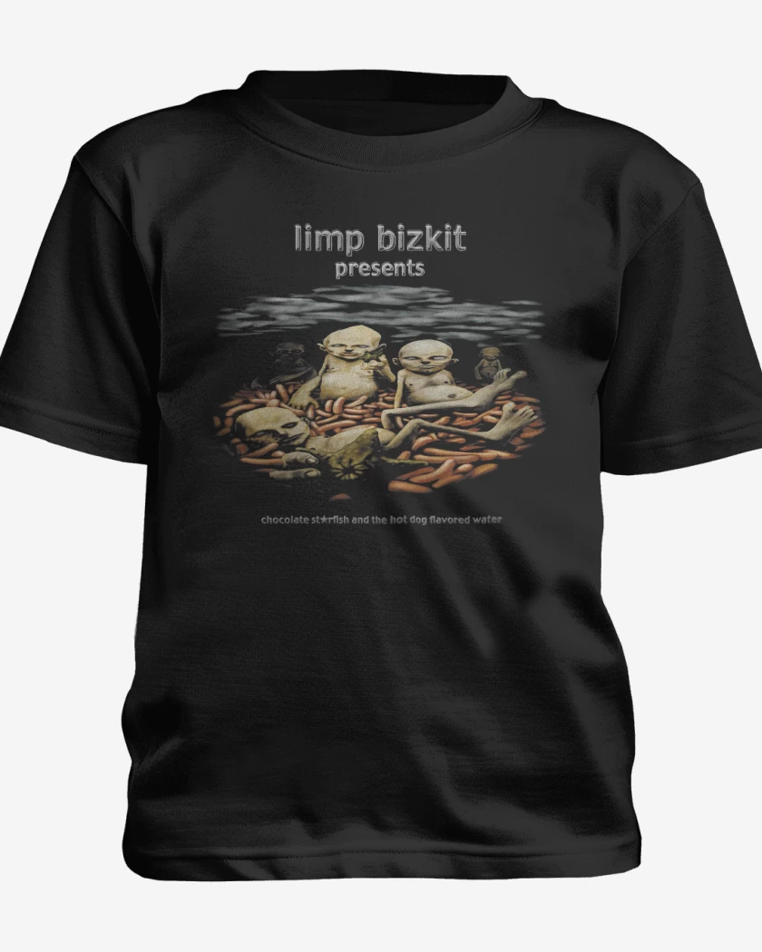 Polera de niño Negro de Limp Bizkit Chocolate 